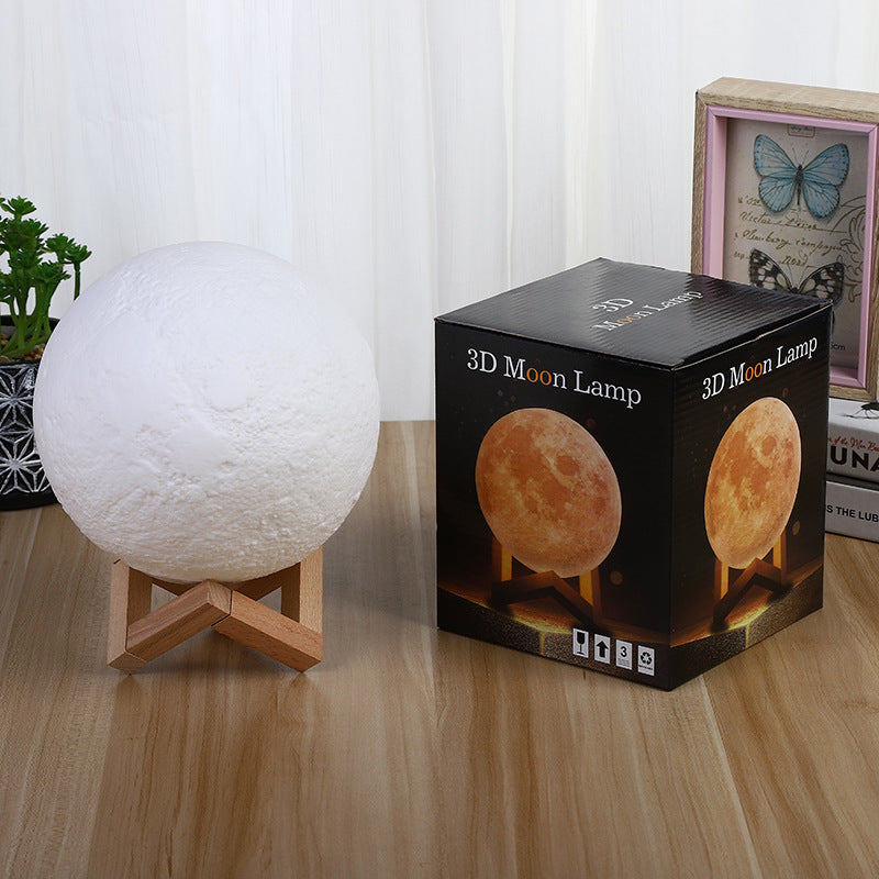 3D Moon Planet Night Light