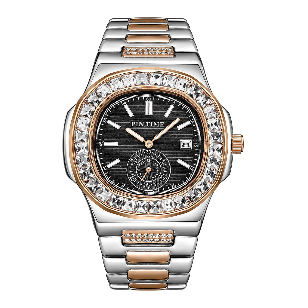 Business Style Quartz Steel Strap Watch